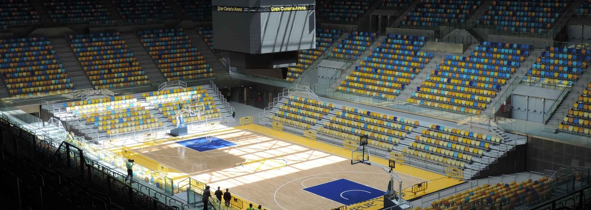 GRAN CANARIA ARENA PROJECT - GATEL160 motorized grandstand - capacity 1090 seats